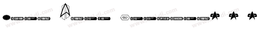 Star Trek Regular字体转换